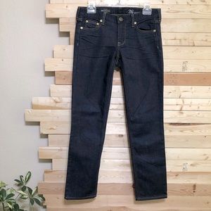 J.Crew Women Dark Wash Matchstick Cotton Blend stretch denim Jeans size 4